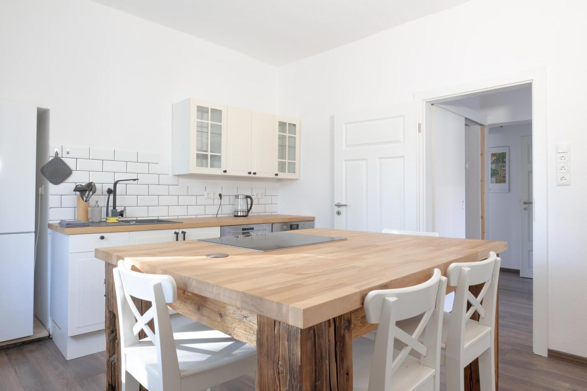 Urige Wohnung Mit Zwei Betten Und Genialer Kueche Mugeln Buitenkant foto